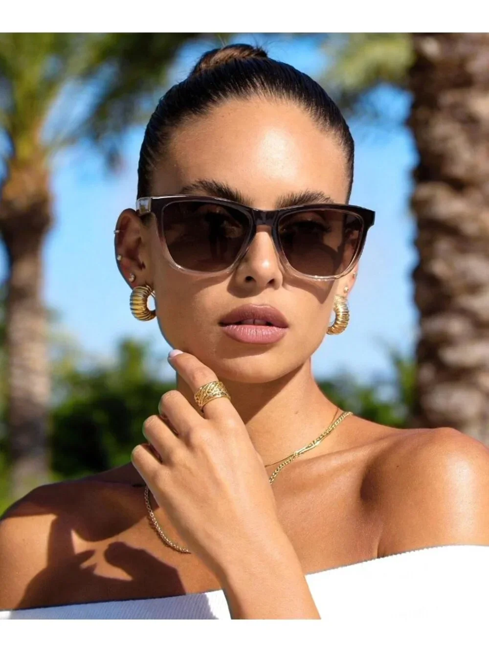 Trendy Polarized Retro Sunglasses for Women | UV Protection for Travel & Driving